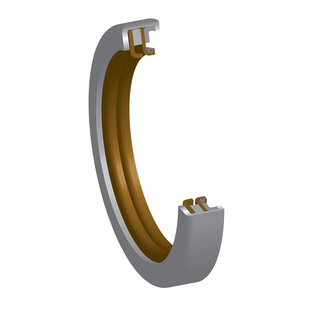 Installation of the hydraulic U-ring for shafts